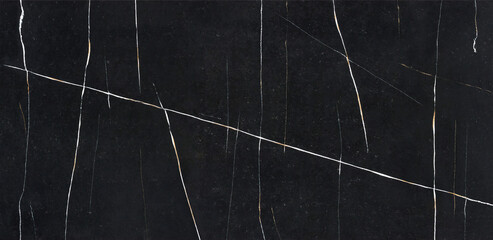 black marble with white cracks