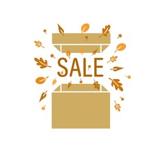 Packaging and gifts. Seasonal sale.