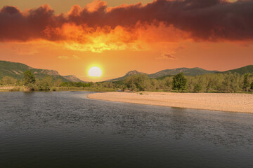 Rhodopes Mountain Range in Southeastern Europe, Bulgaria