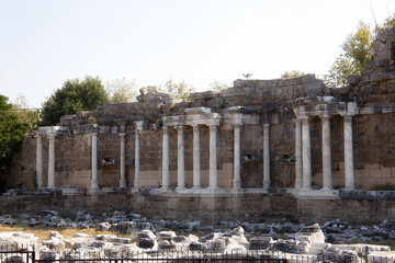 Side Turkey ancient ruins summer history tourism