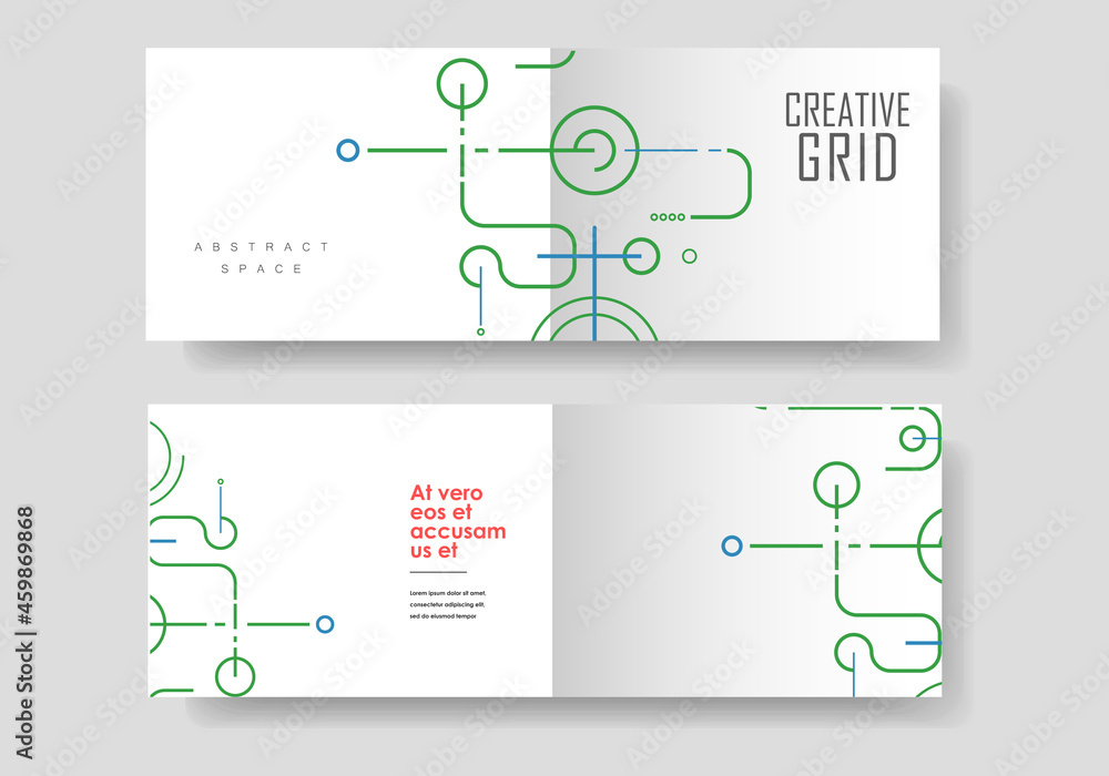 Aufkleber brochure template. future technology. graphic design element. vector background. business card. vect