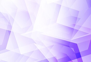 Light Purple vector abstract mosaic pattern.