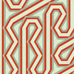 Colour Hexagon Tile Connection art background design illustration