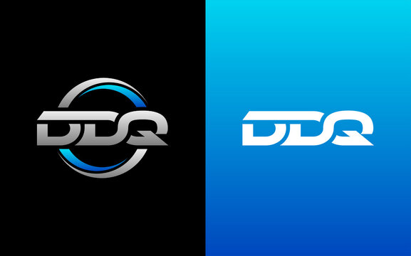 DDQ Letter Initial Logo Design Template Vector Illustration