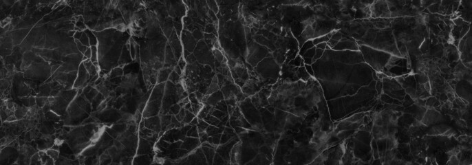 Black marble texture background with white veins, Black marble natural pattern for background,...