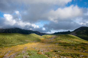 のどかな山の風景