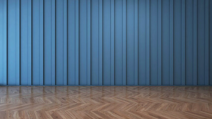 Empty room with Wall Background. 3D illustration, 3D rendering	