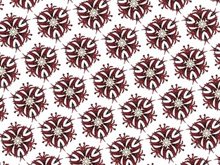 Unique background for wrappings paper, wallpaper, textile and surface design. Creative seamless pattern. Collage.