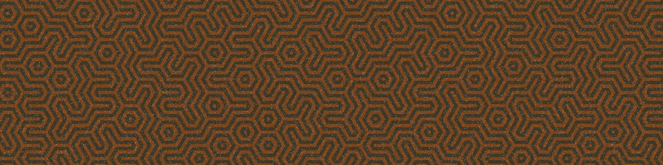 Colour Hexagon Tile Connection art background design illustration