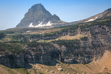 Mountain Views from Going to the Sun Road, Glacier National Park, Montana