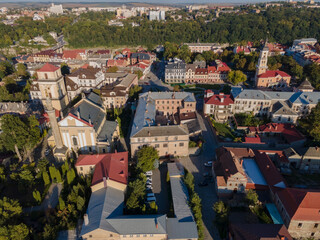 Aerial photography of the architecture of the ancient city