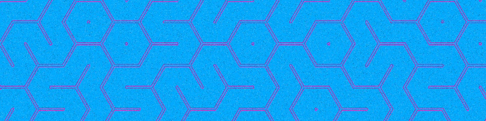 Colour Hexagon Tile Connection art background design illustration