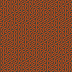 Colour Hexagon Tile Connection art background design illustration