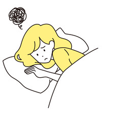 不眠　女性