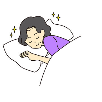 recommend clip art: 睡眠　女性
