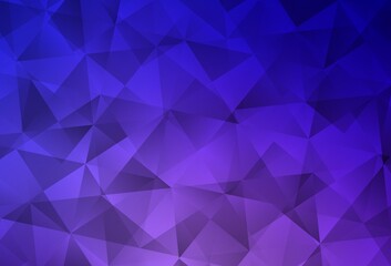 Fototapeta premium Light Pink, Blue vector gradient triangles template.