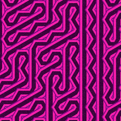 Colour Hexagon Tile Connection art background design illustration