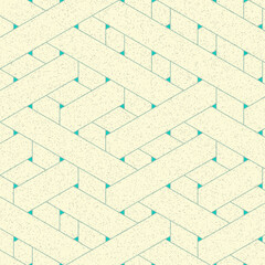 Colour Hexagon Tile Connection art background design illustration