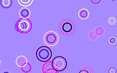 Light Purple, Pink vector background with spots.