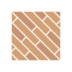 parquet floor flat icon