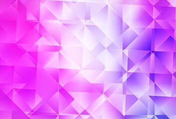 Light Purple, Pink vector polygonal template.
