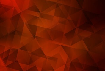 Light Red vector low poly background.