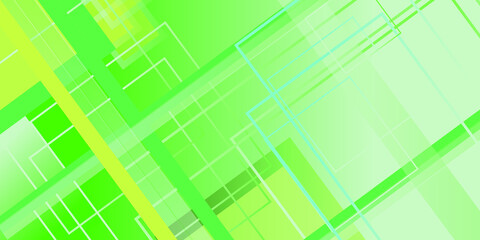 Green Abstract Background With Lines