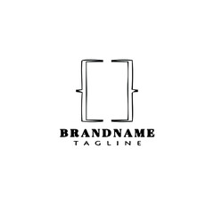 brackets logo concept icon design template black isolated vector illustration