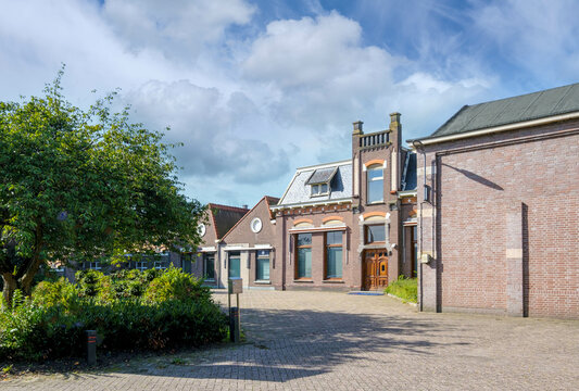 Historic building of the former Royal Weaving Mill in Nijverdal, Overijssel Province, The Netherlands