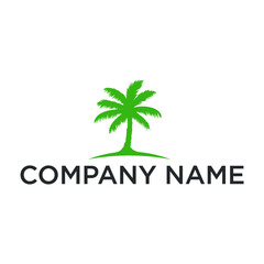 Palm tree logo design