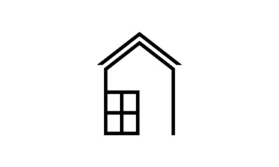 property home lineart vector