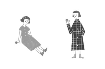 かわいい二人の女の子