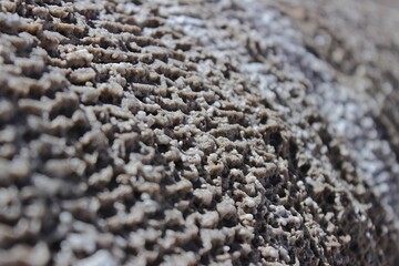 close up of a pile of stone