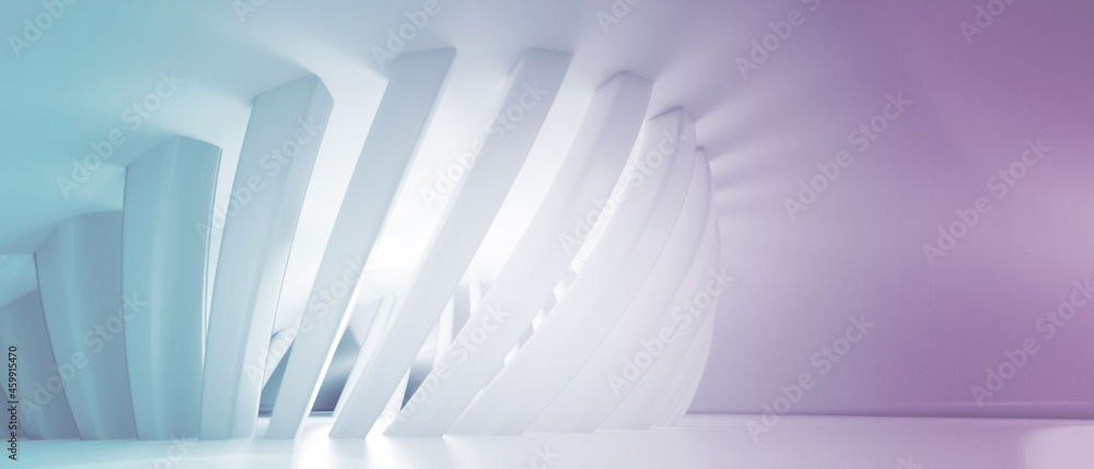 Poster modern interior design architecture background - 3d rendering