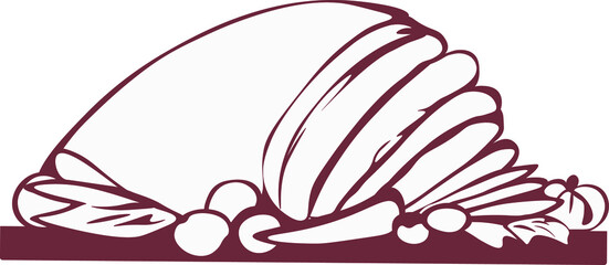 illustration of a meat