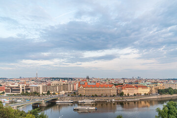 Fototapeta premium Prague city view