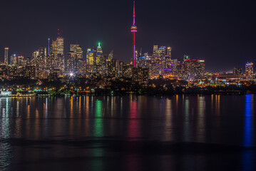 Obraz premium Toronto in night time