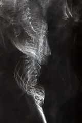 abstract white smoke