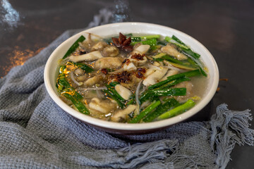 Chinese traditional snacks related to beef and seafood