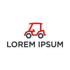 Fototapeta premium Transportation logo design