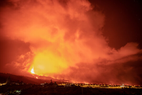 Volcanic eruption in La Palma Canary Islands 2021