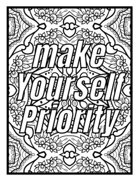 7,726 Adult Coloring Pages Quotes Images, Stock Photos, 3D objects, &  Vectors