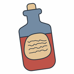 potion vector image in the flat style