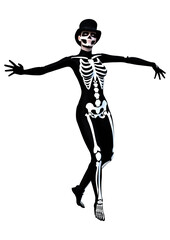 3D Rendering Halloween Party