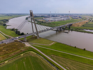Industrial area of Kampen in the Netherlands