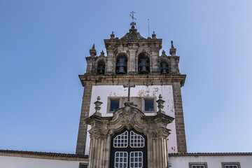 Assumption of Virgin Church (Capela da Nossa Senhora da Torre) built between 1756 and 1759, dedicated to Nossa Senhora da Ponte. Braga, Portugal.