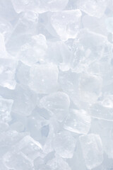 Obraz premium Salt crystals, sea salt as background and texture. Ice crystals
