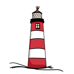 Illustration of a lighthouse