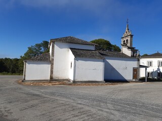 Fototapeta na wymiar Iglesia parroquial en Vilalba, Galicia