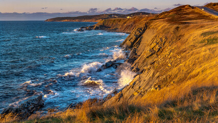 Sunset is Near - Sunset is coming to the Atlantic coast of Cape Breton in rural Nova Scotia.